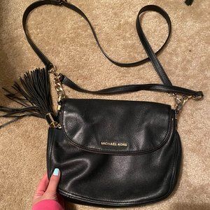 Michael Kors Cross Body Black Leather